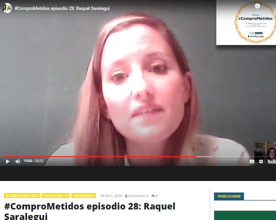 Raquel Saralegui en Pamplonatelevision.es